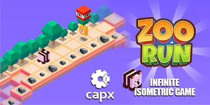  Zoo Run is an engaging and fast-paced arcade-style game where players control a character or animal running through a zoo environment.